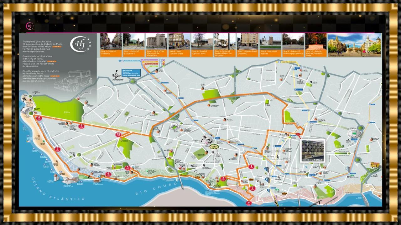 Hotel Jaguar Oporto - Airport To Hotel And City Center And Vice-Versa Is A Free And Continuous Shuttle Service From 7Am To 8Pm Exterior photo